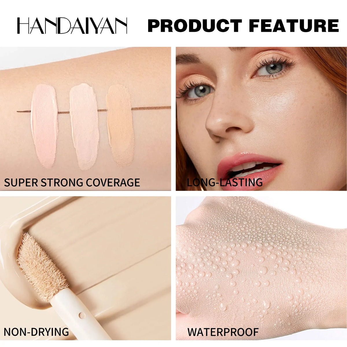 8 Colors High Coverage Liquid Concealer Waterproof Long Lasting Non Drying Cover Acne Dark Circles Foundation Makeup Corrector - AliExpress 66