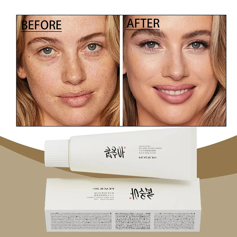 Korean Rice Cream Natural Nourishes Facial Durable Base Makeup Brighten Skin Concealing Pores Moisturizing Skin-friendly Cream - AliExpress 66