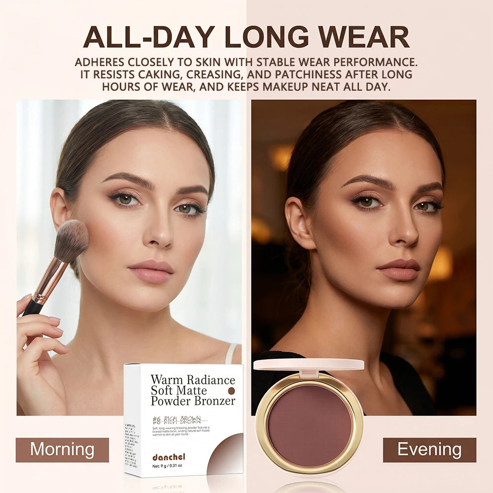 Buildable Pressed Bronzer Powder 7-Color Light Sheer Brightening Layered Contour Natural Matte Long Lasting Smooth Facial Makeup - AliExpress 66