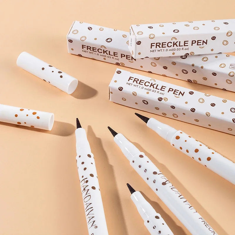 1PC Natural Freckle Pen Fast Drying Waterproof Lifelike Fake Freckles Pen Lasting Non-fading Dot Spot Pen Woman Makeup Cosmetics