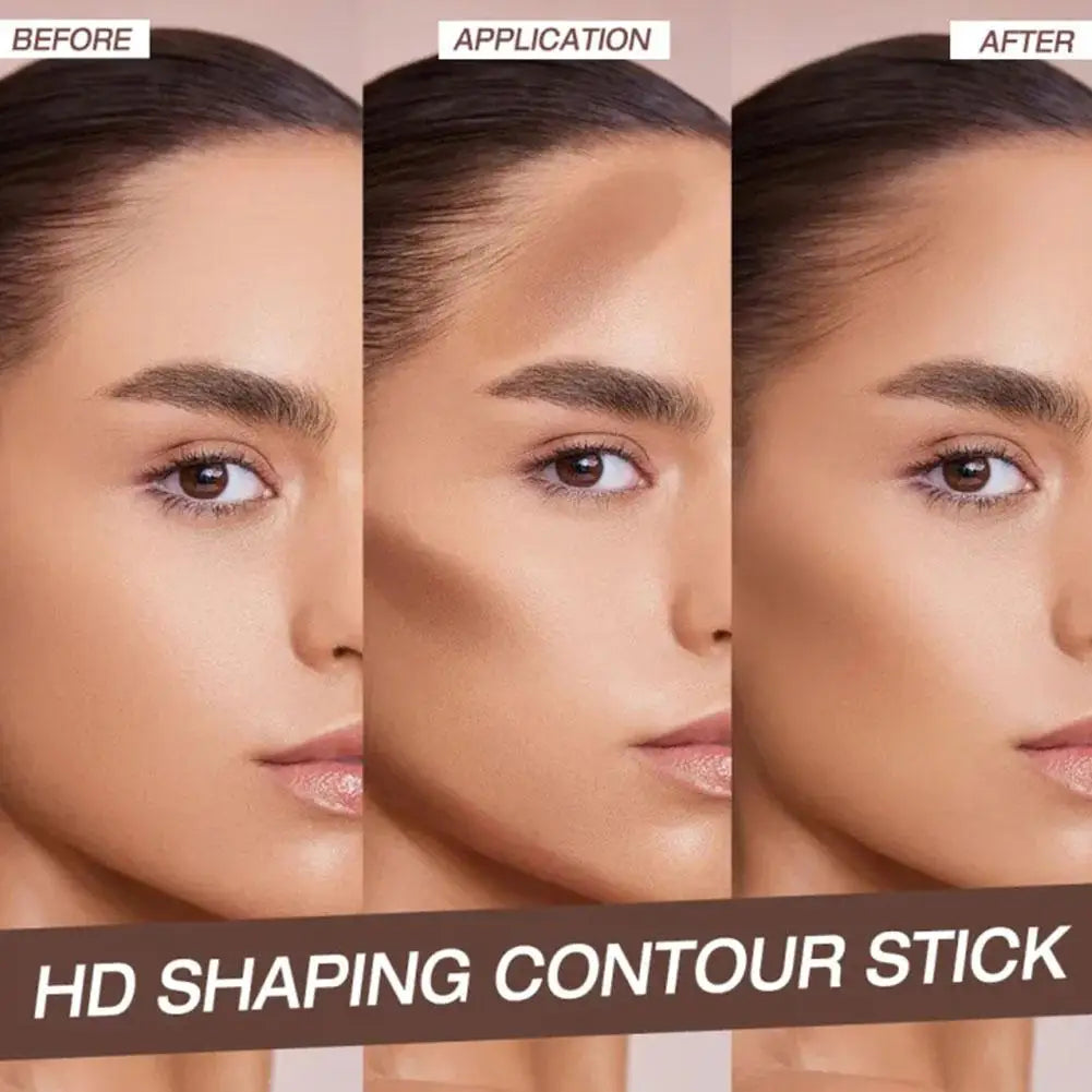 4 Colors Contour Stick Cream Long Lasting Lightweight Stick Face Concealer Bronzer Contouring Makeup Pen Easy to Sculpt
