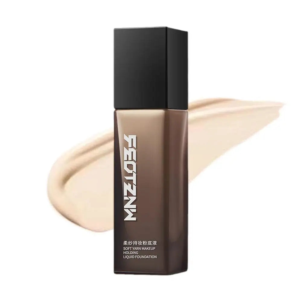 Feotznw Light Foundation - Complete, Long-Lasting, Moisturizing, Anti-Transfer and Oil Control, Suitable for All Skin Types