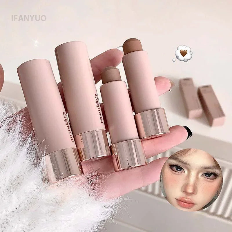 Gray Brown Bronzer Contouring Stick Waterproof Cream Texture Moisturizing Shadow Contouring Pen Face Concealer Cosmetics Makeup - AliExpress 66