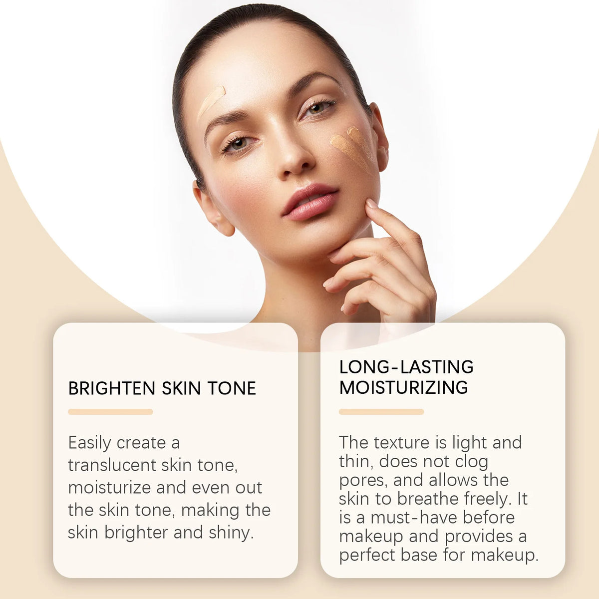 Flawless CC Cream Long Lasting Smoothing Covering Blemishes Ance Breathable Lightweight Moisturizing Brightening 50SPF Sunscreen - AliExpress 66
