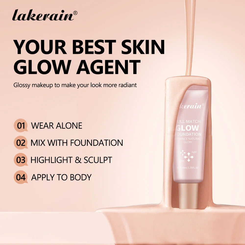 Pore No More Primer & Glow Foundation Set Moisturize Brighten Skin Long Lasting Oil Control Waterproof Sweatproof Primer Kit - AliExpress 66