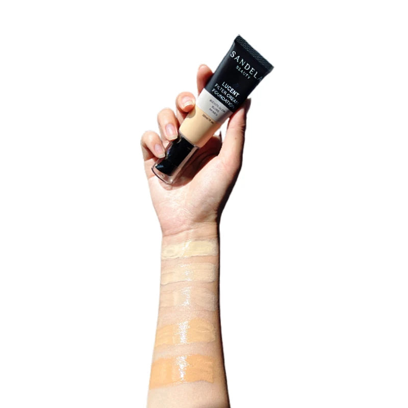 Sandela Foundation Tinted Moisturizer Liquid Foundation Makeup Face Make Up Concealer Waterproof - AliExpress 66