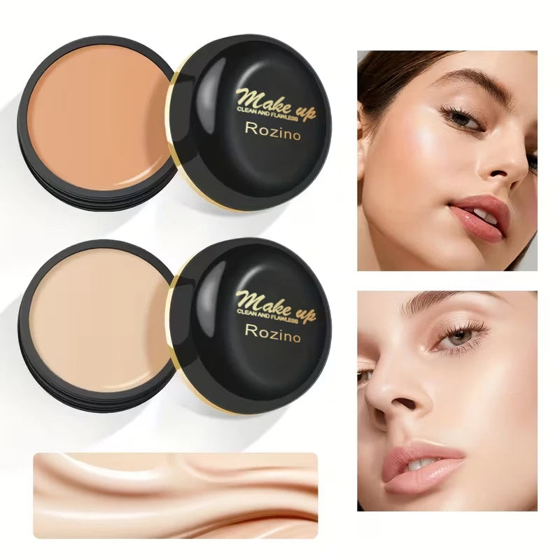 Full-coverage Concealer for Mature Skin - Ideal for Natural Makeup to Cover Dark Circles, Spots, Marks, and Tear Troughs