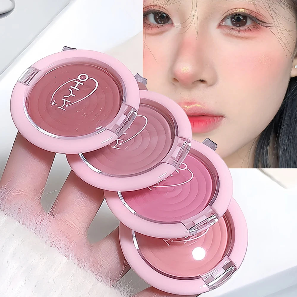 Whirlpool Blush Powder Palette Matte Low Saturation Rubber Grey Pink Expanding Color Buildable Brighten Highlight Natural Makeup - AliExpress 66
