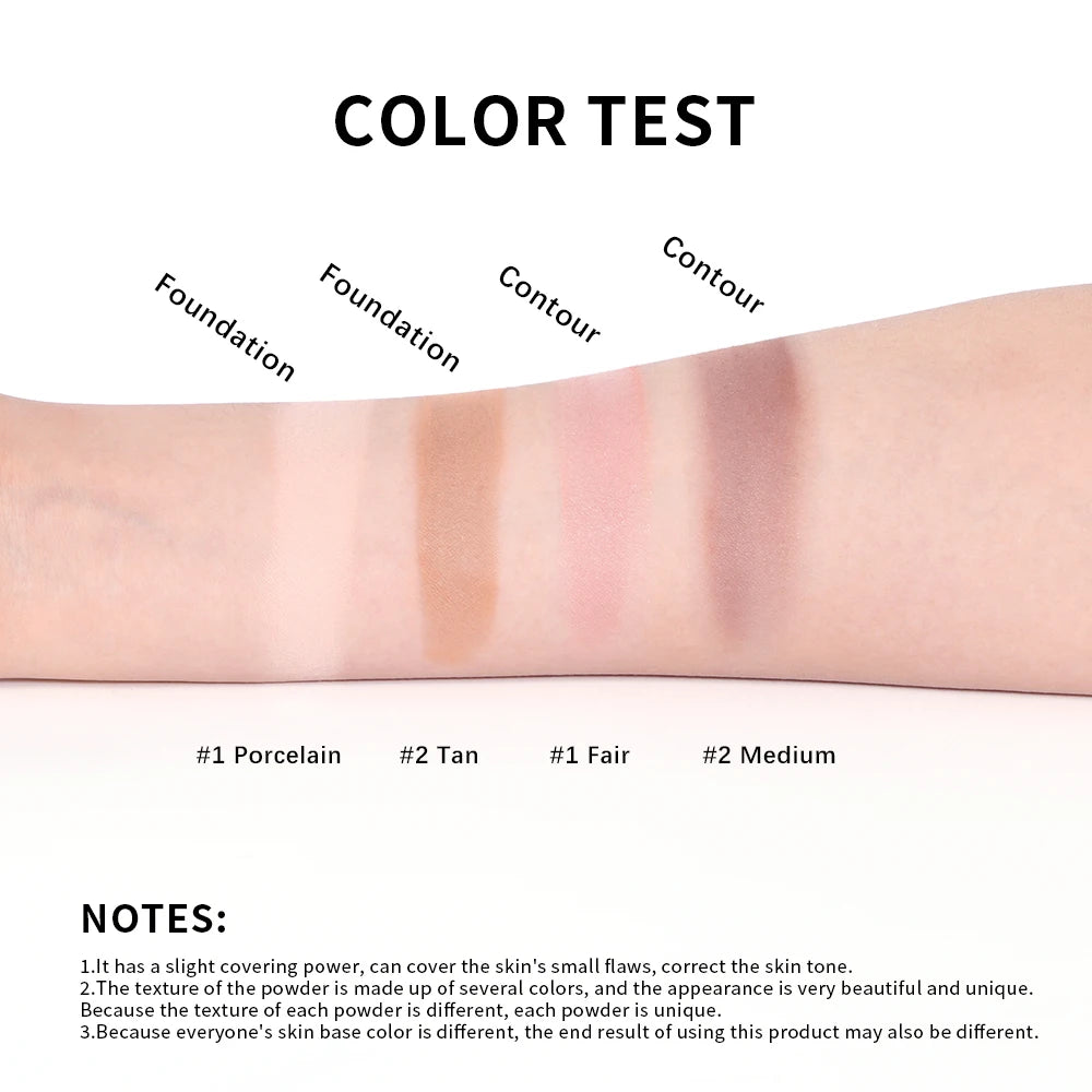 NEW YORK Baked Brighten Color Correcting Powder Foundation Fair Buildable Light to Medium Coverage Demi-Matte Natural Finish - AliExpress 66