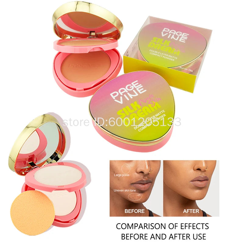 Double Layer Matte Powder Cake 28g Oil Control