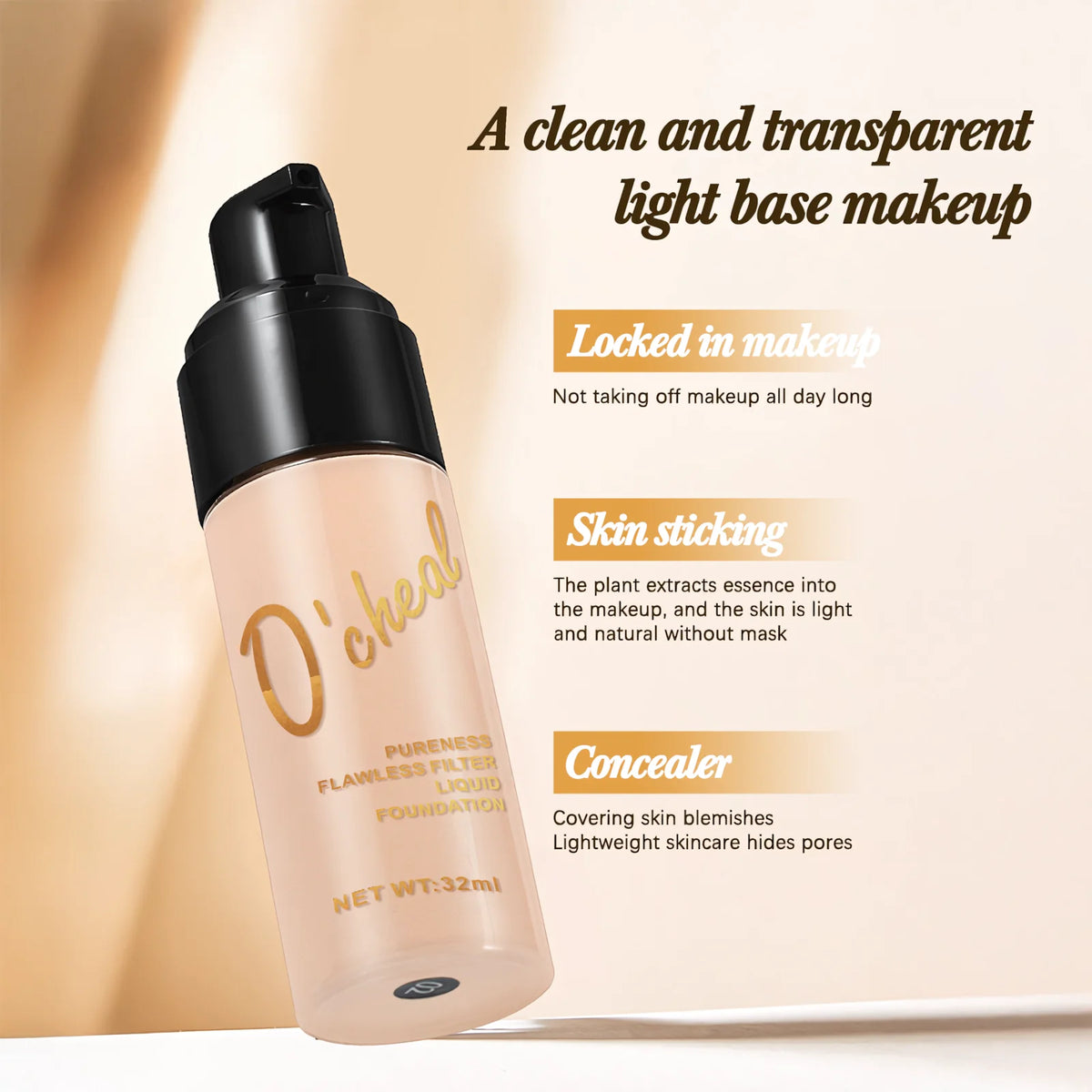 O'cheal Liquid Foundation Cream Oil-Control Matte BB Cream Concealer High Coverage Brighten Skin Waterproof Facial Cosmetics - AliExpress 66