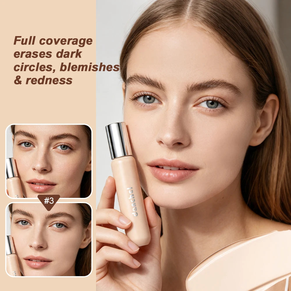 8 Shade Full Coverage Concealer Liquid Foundation Perfector Concealer Makeup High Coverage Base Makeup Cushion Foundation Cream - AliExpress 66