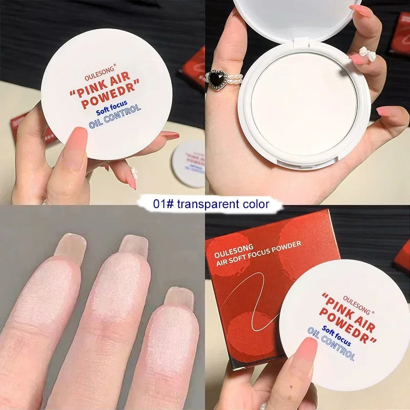Pressed Powder Transparent White Brighten Oil Control Concealer Lasting Natural Face Makeup Setting Powder Waterproof Cosmetic - AliExpress 66