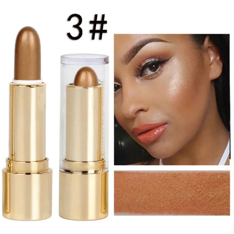 3D Face Highlighter Stick 3 Colors Cream Bronzer
