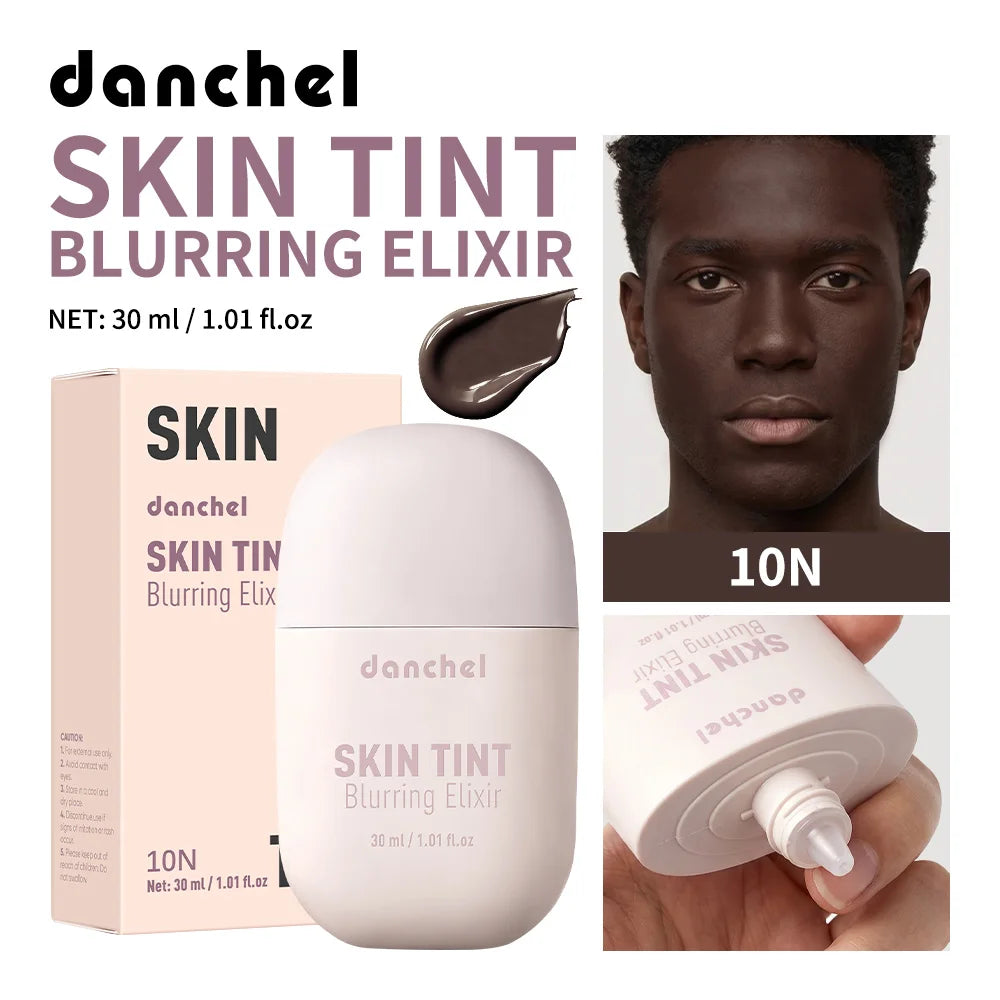 Skin Tint Blurring Elixir Hide Pores Fine Lines Even Skin Tone 12h Long-lasting Natural Finish Lightweight Breathable Skin Tint