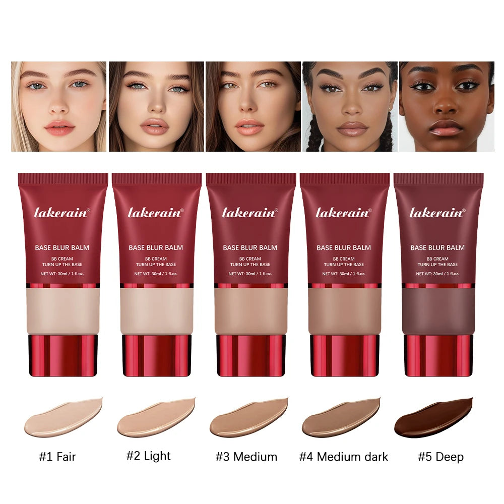 Base Blurring Foundation 5Colors Long Lasting 24H Control Oil Smooth Matte Balancing Shine Base Bronze Cosmetics Makeup - AliExpress 66