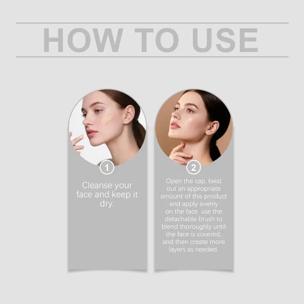 New Waterproof Color Changing Cream Stick Oil-Control Matte Concealer Cream Stick Sweat Proof Full Coverage Face Cream Stick - AliExpress 66