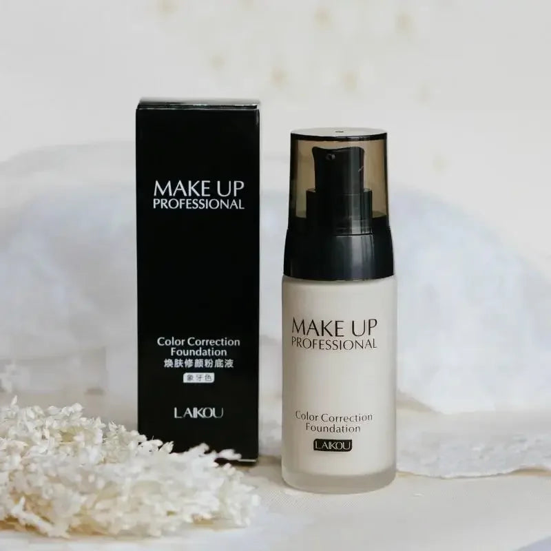 Long Lasting Oil Control Liquid Foundation Waterproof Brightening Concealer Natural Finish Moisturizing Professional Makeup