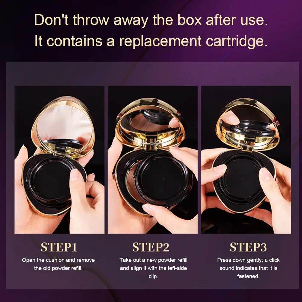 1/2PCS 3 Colors Air Cushion Plant Nourishing Skin Concealer Oil Control Moisturizing Foundation Isolating Cream Beauty Shrink Po - AliExpress 66