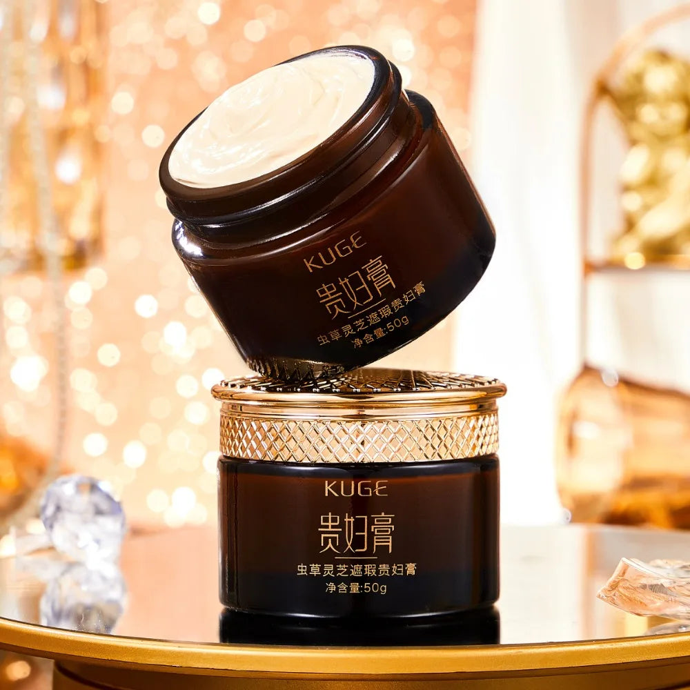 Cordyceps Concealer Glossy Ganoderma Fade Fine Lines Pore Invisible Cream Moisturizing Clear Lady Face Cream Women Face Skin - AliExpress 66