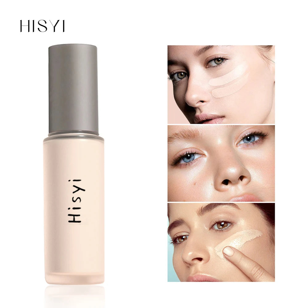 Liquid foundation naturally brightens makeup, it's not easy to get stuck. Powder isolation bb cream, plain face cream, concealer - AliExpress 66