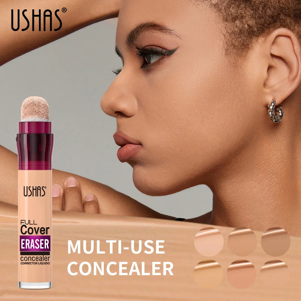 Facial Concealer Sponge Head Matte Liquid Foundation Makeup Oil Control Long Lasting BB Cream Waterproof Brighten Cosmetics - AliExpress 66