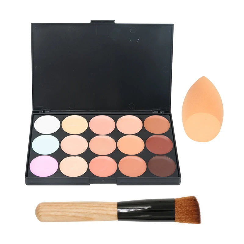 15 Colors Concealer Palettes Foundation Makeup Full Cover Contour Face Cream Base Primer Moisturizer Hide Blemish - AliExpress 66