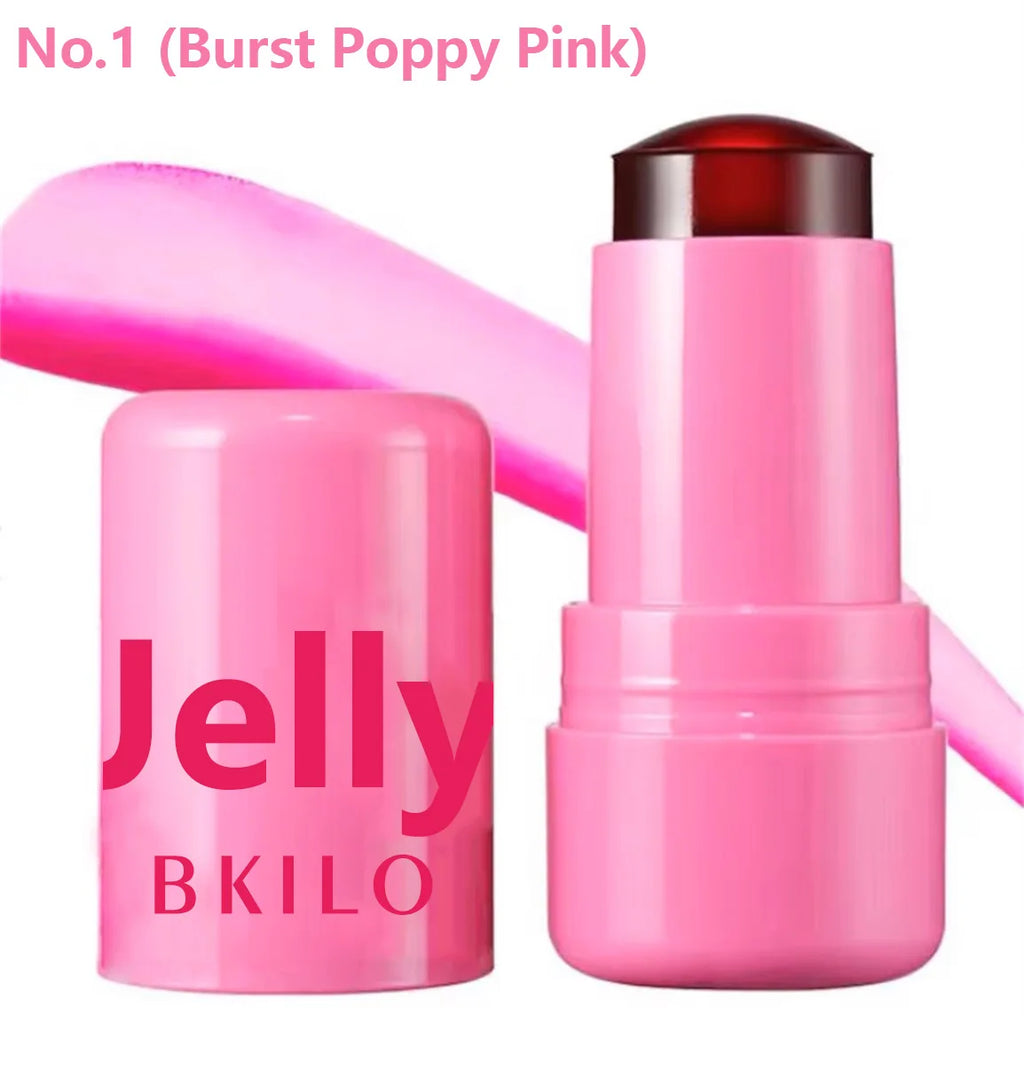 4 Colors Jelly Blush Stick Lip Balm Eyeshadow 3-in-1 Multi-Use Matte Blush Moisturize Brighten Lip Gloss Multi-Use Blush Makeup - AliExpress 66