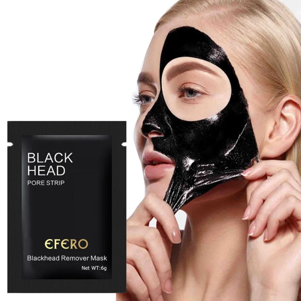 New Acne Treatments Black Head Remover Mask Peel Off Black Dots Black Face Mask Nose Purifying Skin Care Facial Mask Mud