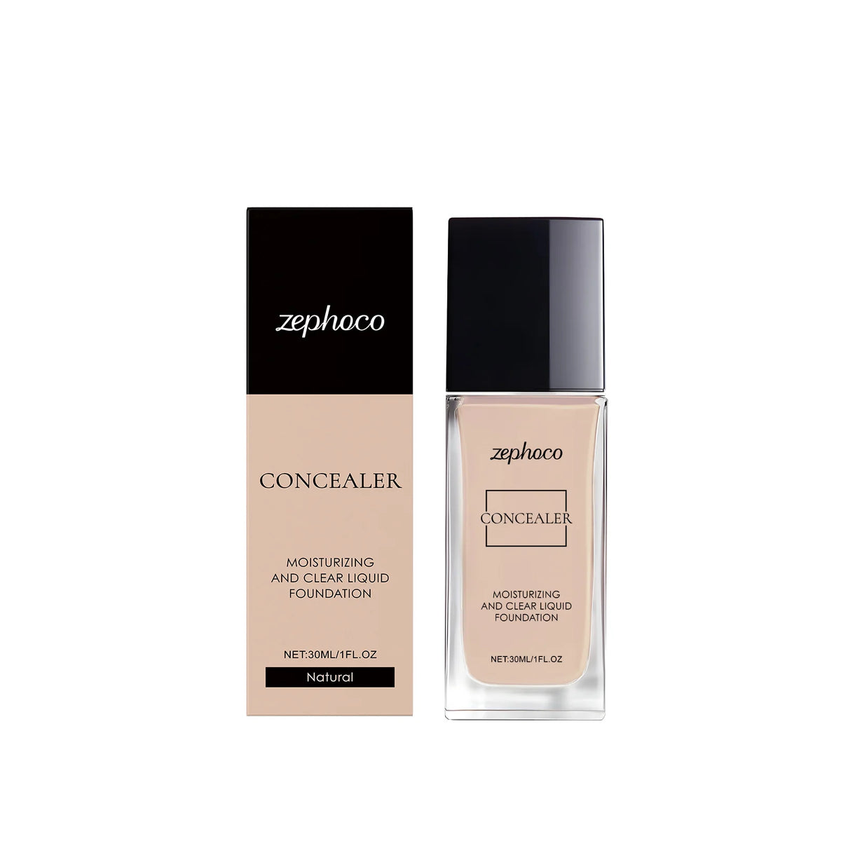 Zephoco Professional High Coverage Foundation with Hyaluronic Acid Deep Hydration Matte Makeup Base Brighten Liquid Foundation - AliExpress 66