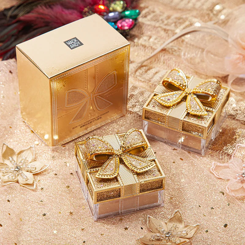 2 Colors Makeup Loose Powder Transparent Finishing Powder Waterproof Cosmetic Puff For Face Finish Setting With Puff - AliExpress 66