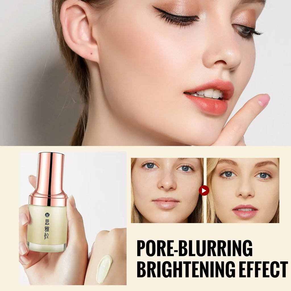 Long-Lasting Matte Finish Makeup Primer Cream - Oil Control Anti-Shine Beauty Skin Care for Smooth Flawless Foundation Applicati