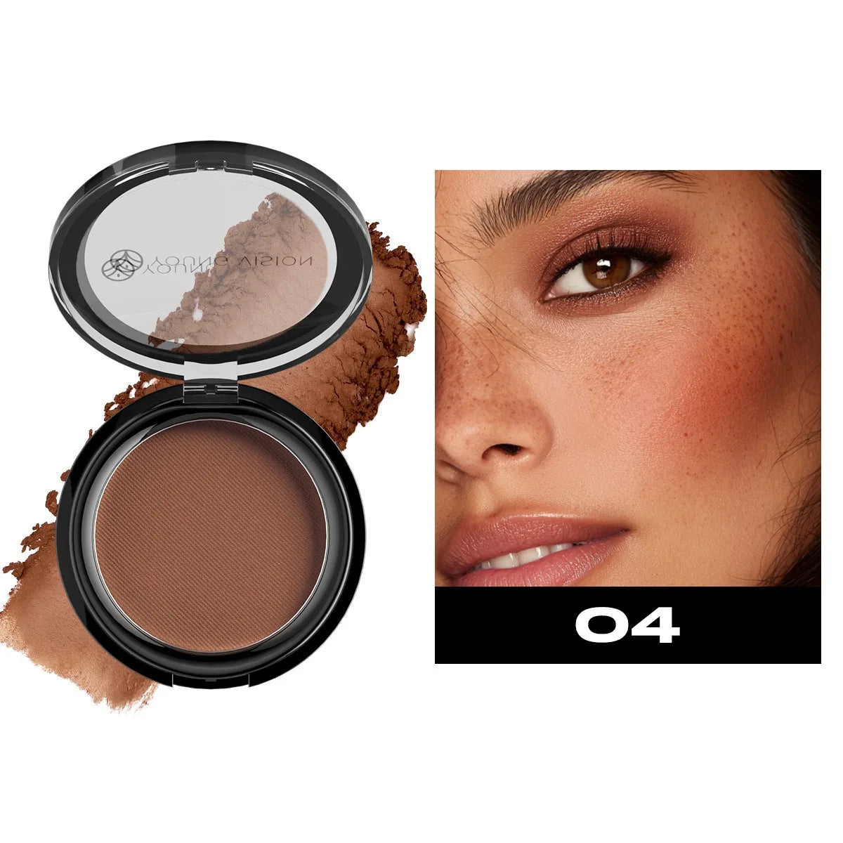 Dark Skin Matte Mineral Finishing Bronzer Contour Oil-control Long-lasting 5IN1 Hairline Concealer Nose Shadow Powder Palette - AliExpress 66
