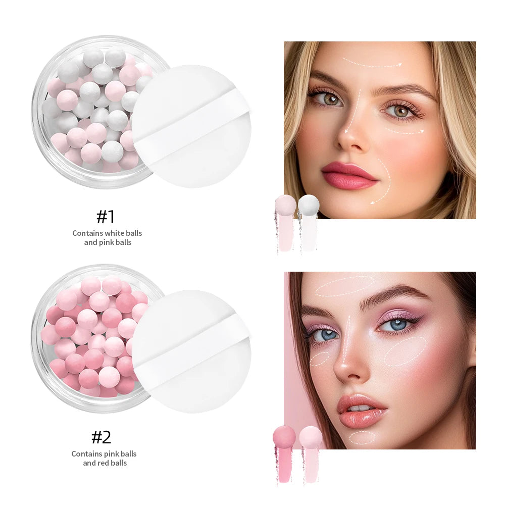 Pearl Ball Setting Powder Ball Face Ball Powder Matte Translucent Setting Powder Cosmetics Oil-control Velvety Lasting Makeup - AliExpress 66