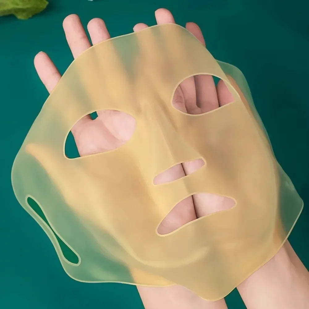 3D Silicone Mask Cover Fixed Mask Tool Ear Hanging Mask for Moisturizing Face Firming Facial Tool Moisturizing Facial Mask Cover