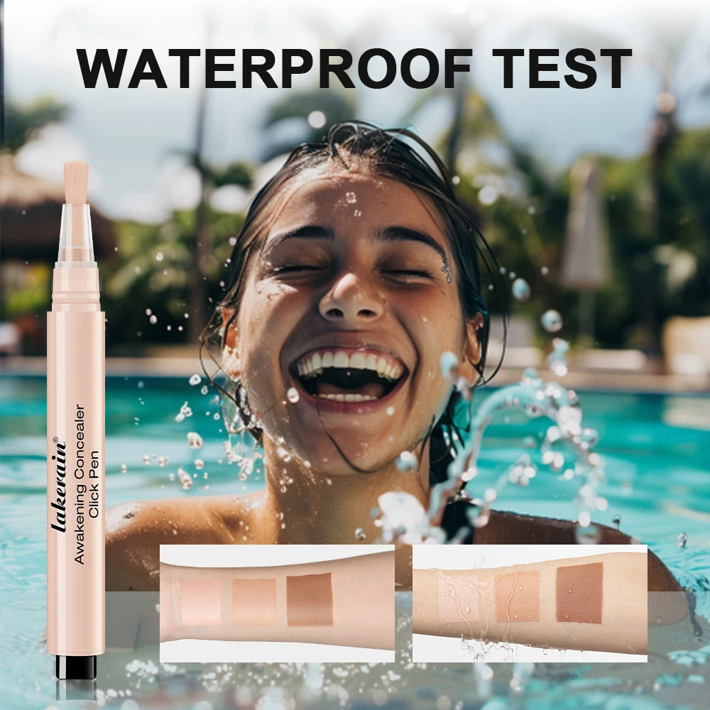 Awakening Concealer Click Pen, Brightens&Conceals Dark Circles Under Eyes, Push-type Brush Design, Lightweight Eye Concealer - AliExpress 66