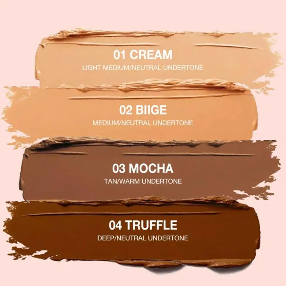 4 Colors Contour Stick Cream Long Lasting Lightweight Stick Face Concealer Bronzer Contouring Makeup Pen Easy to Sculpt