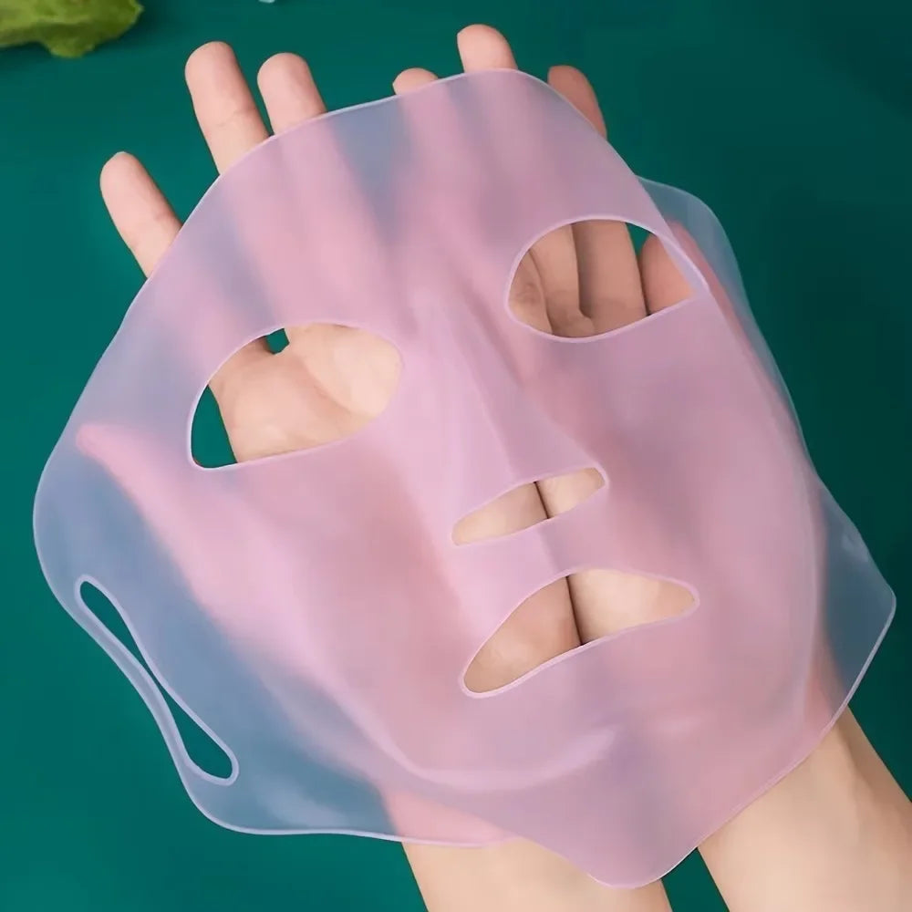3D Silicone Mask Cover Fixed Mask Tool Ear Hanging Mask for Moisturizing Face Firming Facial Tool Moisturizing Facial Mask Cover