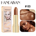 3 Color Highlighter Stick Portable Face Contour Natural Shimmer Glow Long-Lasting Cream Highlighter for Cheekbones Nose - AliExpress 66