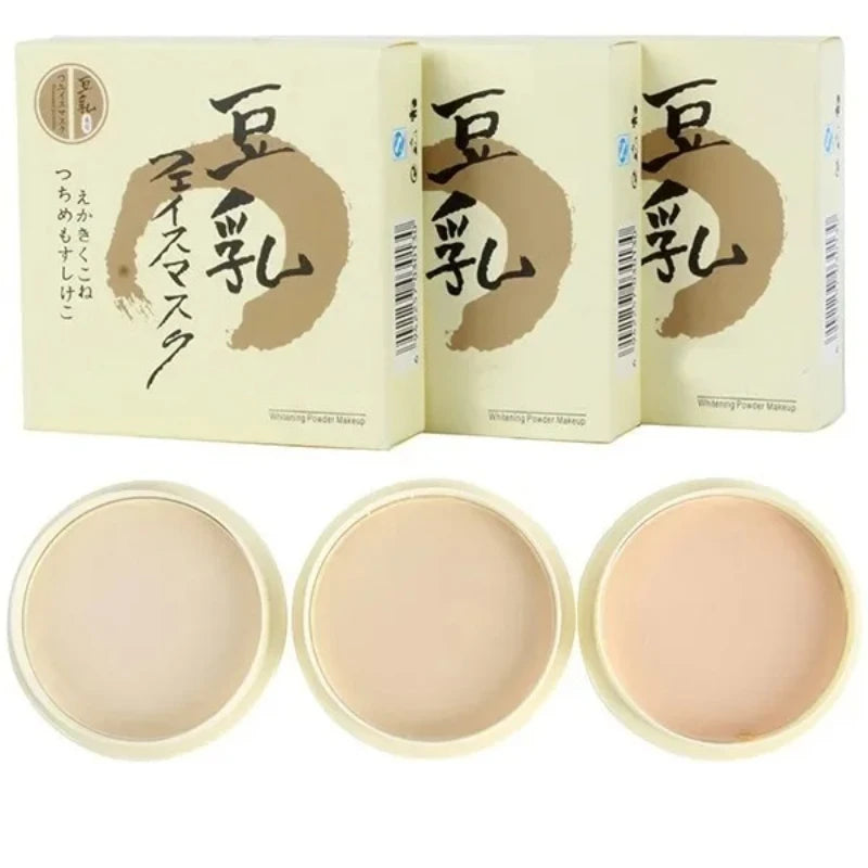 Long Lasting Waterproof Concealer Setting Powder, Moisturizing Sheer Finish Honey Powder, Wet and Dry Dual Use Face Makeup Press
