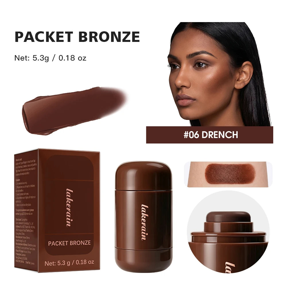 Cream Bronzer Stick Portable Creamy Light Non Sticky Texture Easy Blend For Face Contour Shaping Bronzing Makeup - AliExpress 66