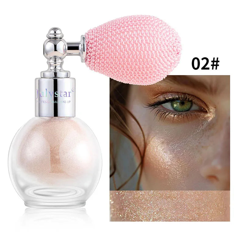 Diamond High Gloss Glitter Spray Highlighter Powder Brighten Polarization Fairy Powder Face Body Illuminator Makeup Cosmetics - AliExpress 66