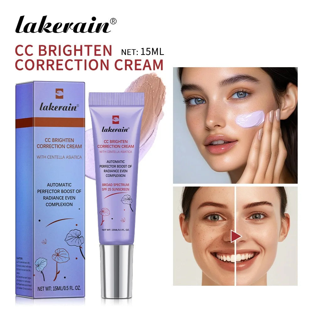 CC Red Correction Cream Full Coverage Liquid Foundation Waterproof Long-Lasting Redness Corrector Korean Cosmetic Face Makeup - AliExpress 66
