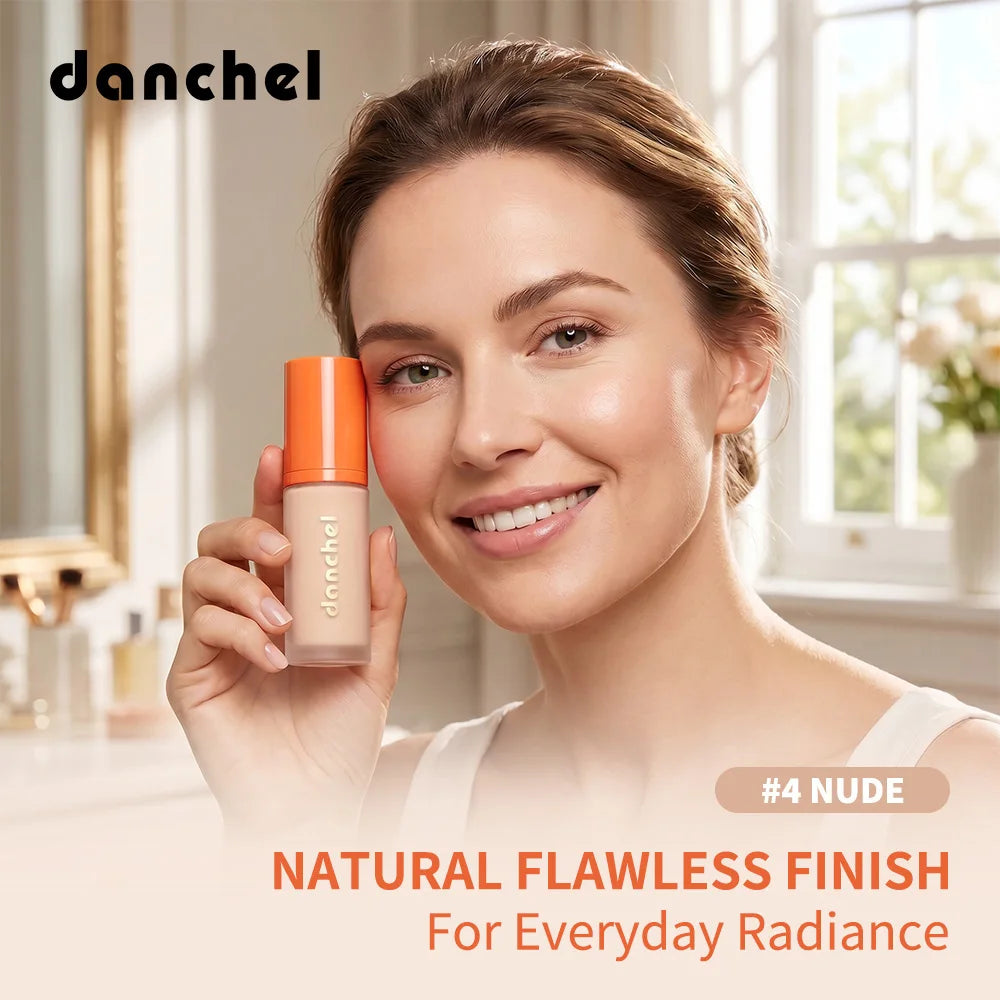 2 in1 Concealer & Foundation Long-lasting Hold Velvet Matte Finish High Coverage Oil Control Skincare Matte Concealer Foundation