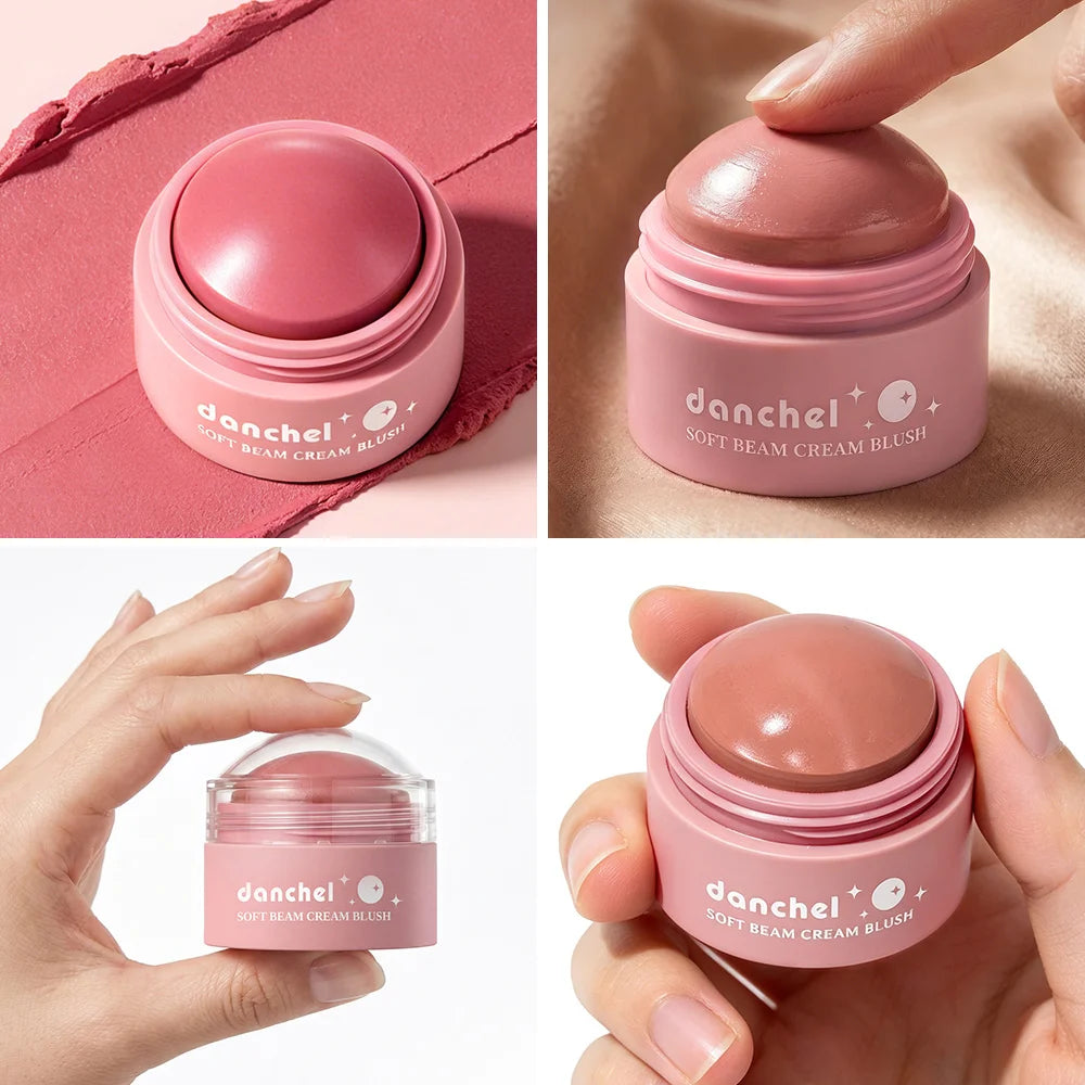 Soft Cream Blush Makeup Long-Wearing Smooth Creamy Texture Pigmented Multi-Use Blushes for Cheek Lips Eyes Cosmetics Natural Fin - AliExpress 66