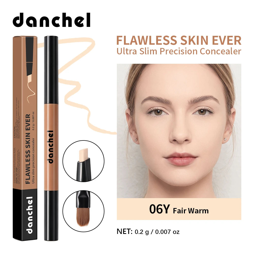 Flawless Skin Ever Dual?End Concealer Pen 8 Shades Full Coverage Long Lasting Blendable Face Concealer Makeup with Brush - AliExpress 66