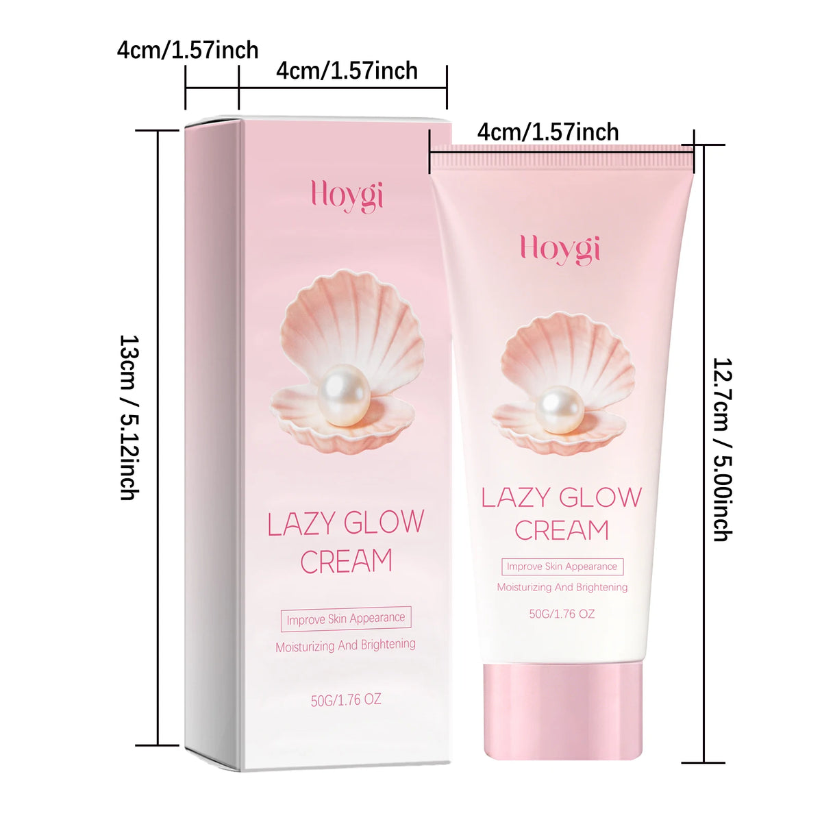 50g Lazy Face Cream Moisturizing Improve Skin Texture Enhance Smoothness Glowing Perfect Concealer Lazy Makeup Foundation Cream
