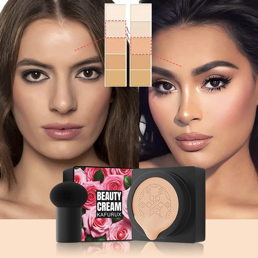 5 Color Magic Foundation Mushroom Head Moisturizing Air Cushion 1PC CC Cream Concealer Waterproof Foundation Base Makeup Gifts - AliExpress 66