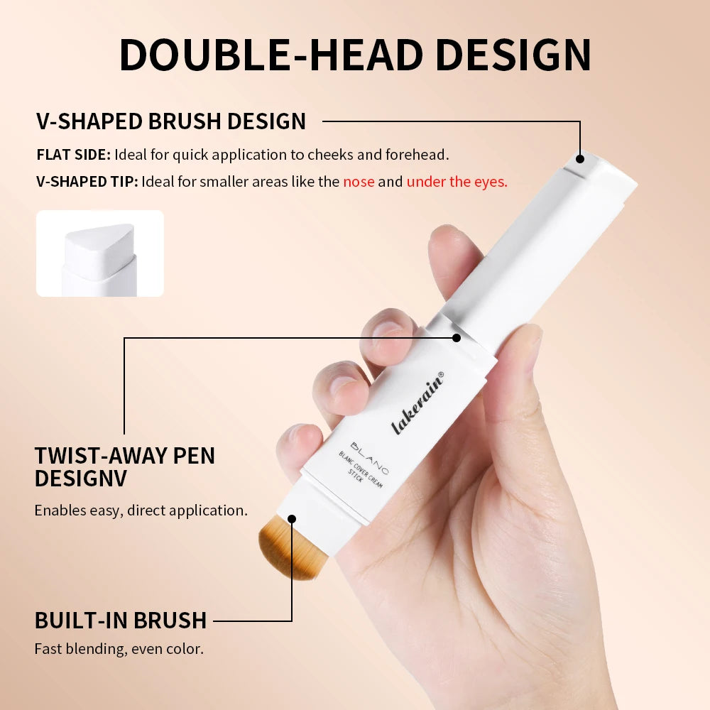 Dual-Ended Color Changing Foundation Stick Lightweight & Smoothly Blending Foundation Even Skin Tone Makeup For All Skin Type - AliExpress 66