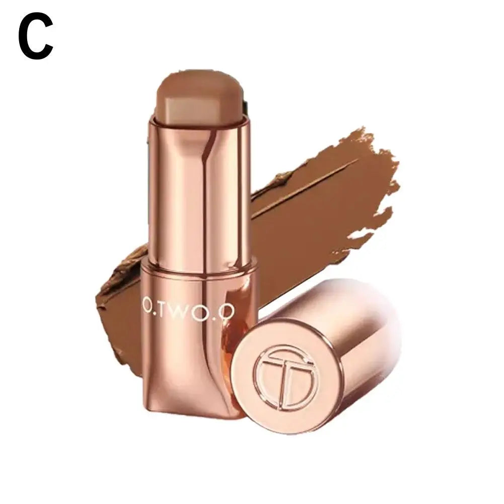 4 Colors Contour Stick Cream Long Lasting Lightweight Stick Face Concealer Bronzer Contouring Makeup Pen Easy to Sculpt
